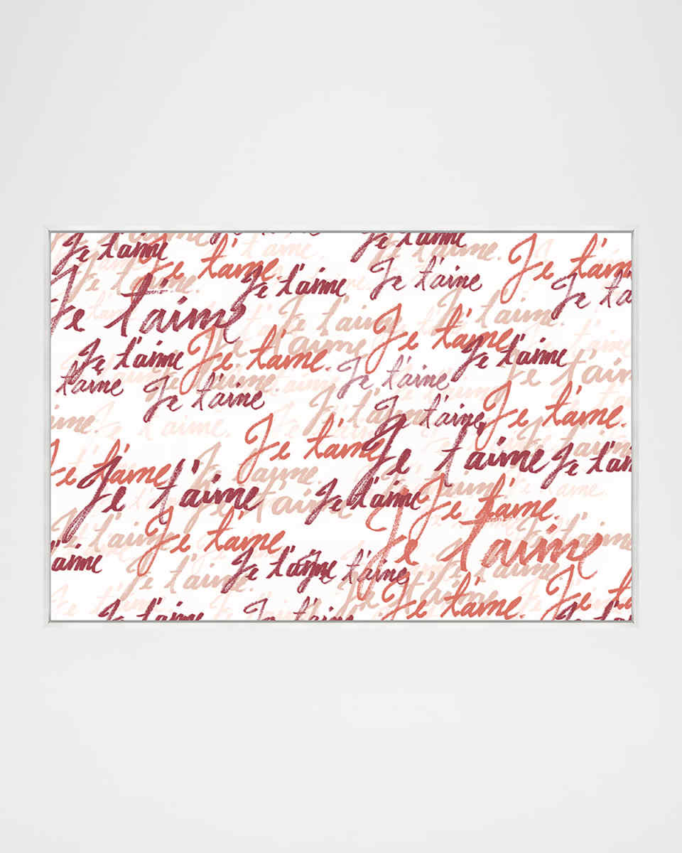 "Je Tamie" Framed Giclee by Richard Ryder, 46.5" x 31.5"